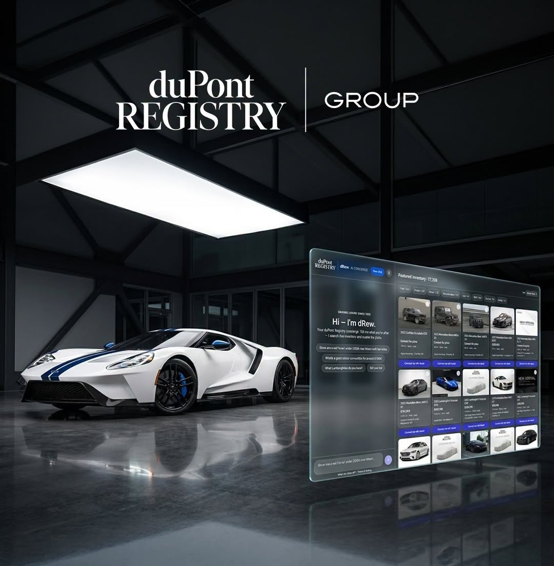 duPont REGISTRY Group Unveils “dRew,” an AI Tool for Luxury Car Sales